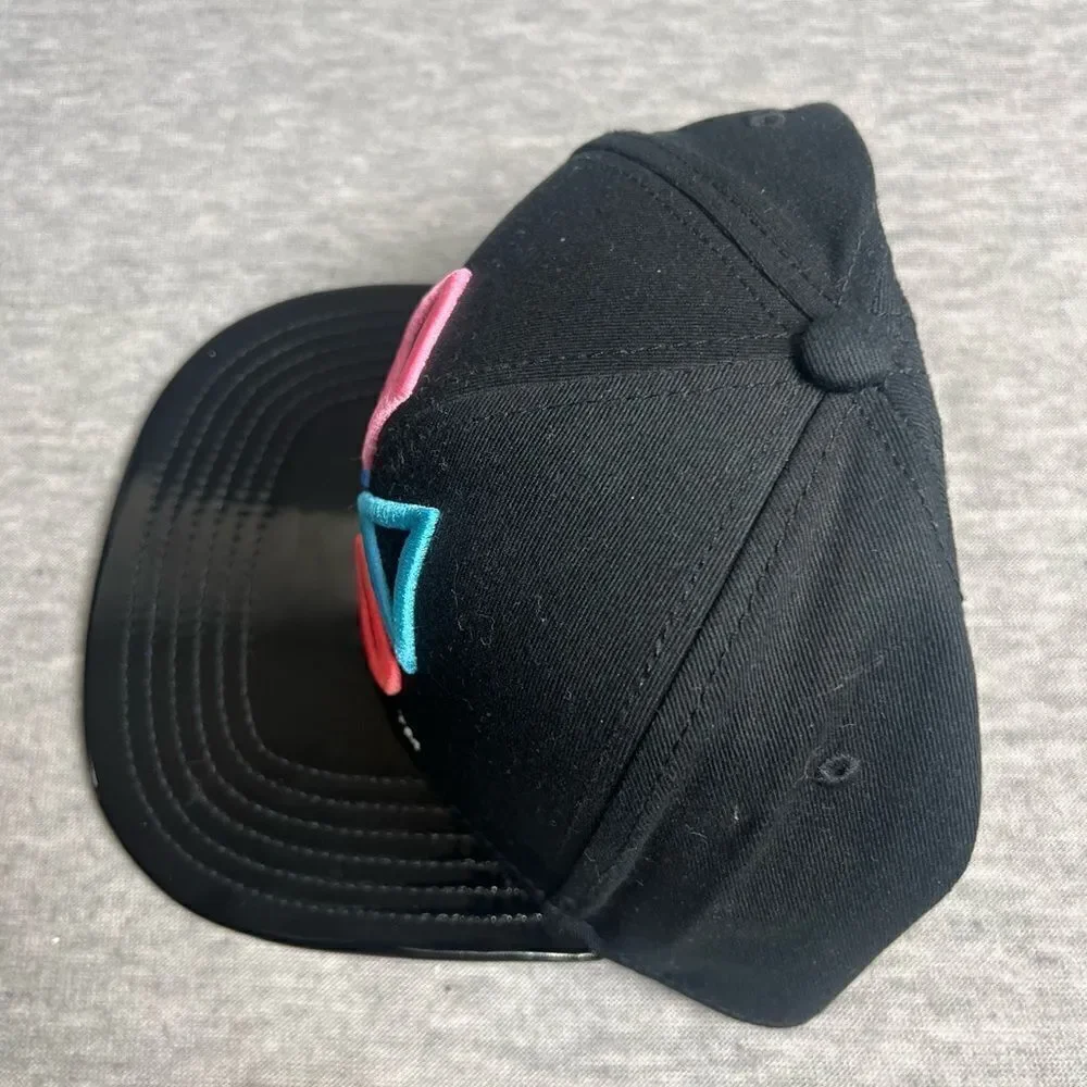 Playstation Controller Symbols Bioworld Adjustable‎ Snapback Cap Hat Black NWOT